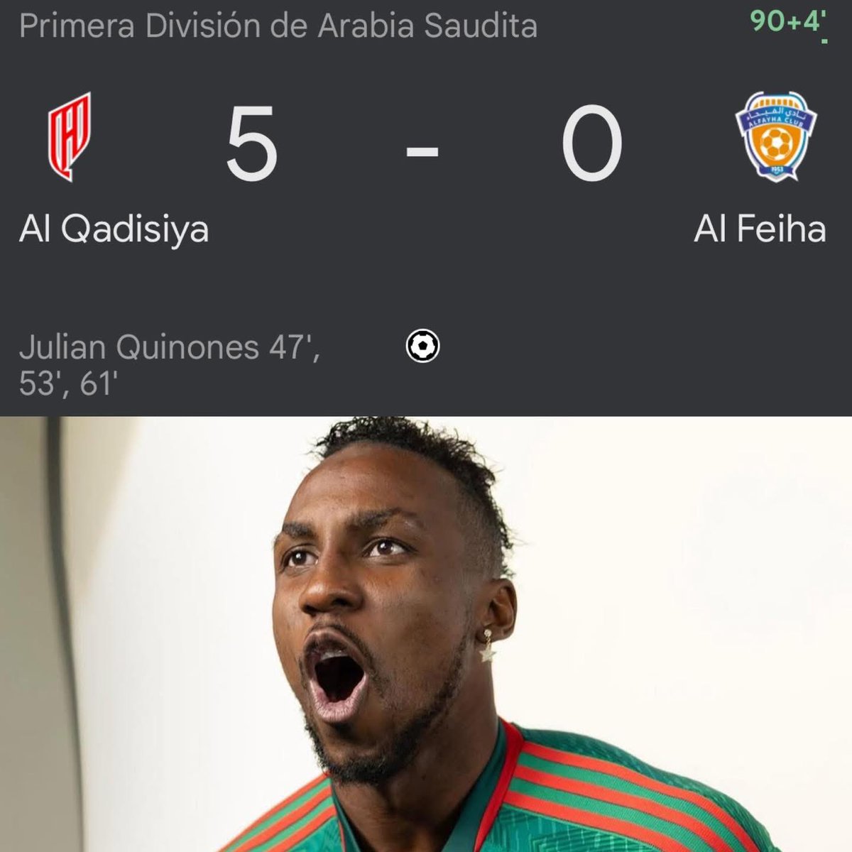 Pero ayer el payaso y vulgar del tal Don David de TV Azteca, Julián Quiñones no cuenta como opción para la selección mexicana. Profirió nombrar a Berterame, a Sepúlveda que a Quiñones.