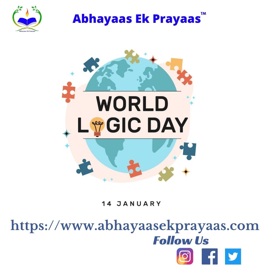 ek_prayaas's tweet photo. 🤔 Happy World Logic Day! 🎉 Celebrating the power of reason, critical thinking, and rational inquiry 🌟. Let's embrace logic to navigate complexities and build a better world 💡 #WorldLogicDay #LogicMatters #CriticalThinking 🌐 https://t.co/MDqjpaaV5V