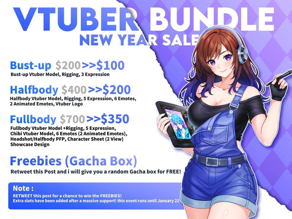 LynxLab_'s tweet image. Yoo!! Because the response to the last promo was WAY beyond expectations, I’m opening another slots this time! Missed your chance back in November? This is your redemption arc 😤✨

RT / Share this post for a chance to win exclusive FREEBIES (trust me, the rewards are gonna be…