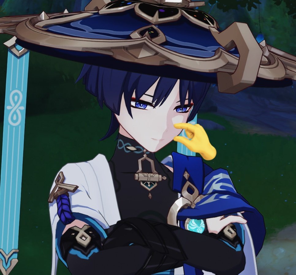 Gyugyu_0's tweet image. I like Scaramouche but I like Wanderer much more because his calm, wise, calculating and cool-headed attitude fascinates me. He is really trying to forgive himself and make peace and become a better person.