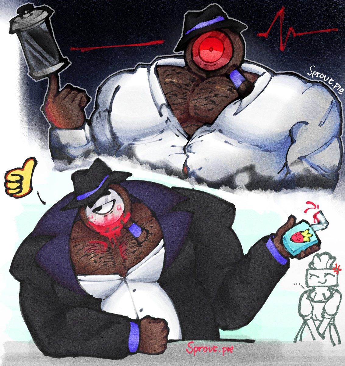 PieSprout32146's tweet image. Something wrong with Rodger
#dandysworld #dandysworldfanart #Rodger