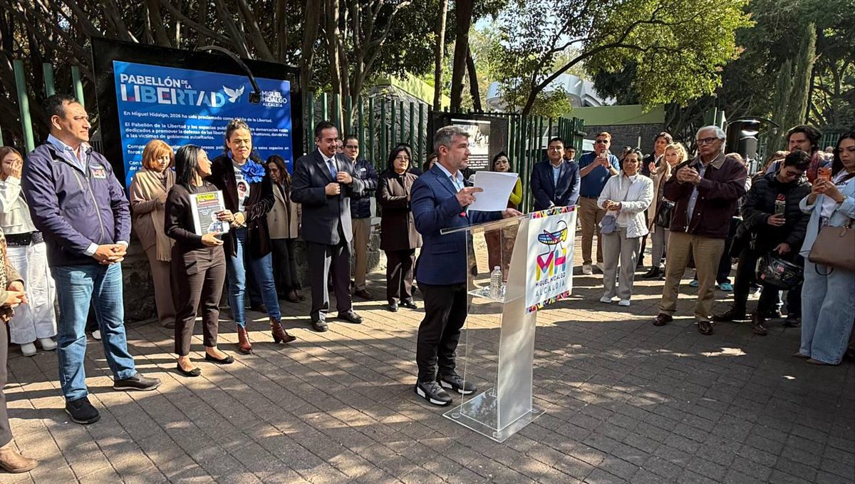 Hoy en Miguel Hidalgo inauguraron el Pabellón de la Libertad; un espacio para dar rostro y voz a los venezolanos presos por pensar distinto y querer vivir en democracia. #VivaLaLibertad

La libertad se defiende nombrándola y no olvidándola.

<a href="/mauriciotabe/">Mauricio Tabe Echartea</a> <a href="/AlcaldiaMHmx/">Alcaldía Miguel Hidalgo</a> <a href="/marianagc/">Mariana Gómez del Campo</a>