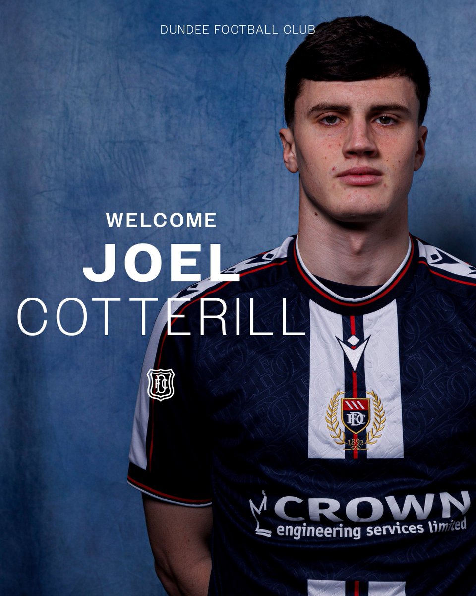 DundeeFC's tweet photo. Cotterill is a Dee 💙

Dundee Football Club are excited to announce the signing of midfielder Joel Cotterill on a loan deal from Swansea City until the end of the season 🦢

Welcome to the Dee, Joel 💪

Read the full announcement below ⬇️

https://t.co/r3AbUfTpEX https://t.co/OVdsDOdDVL