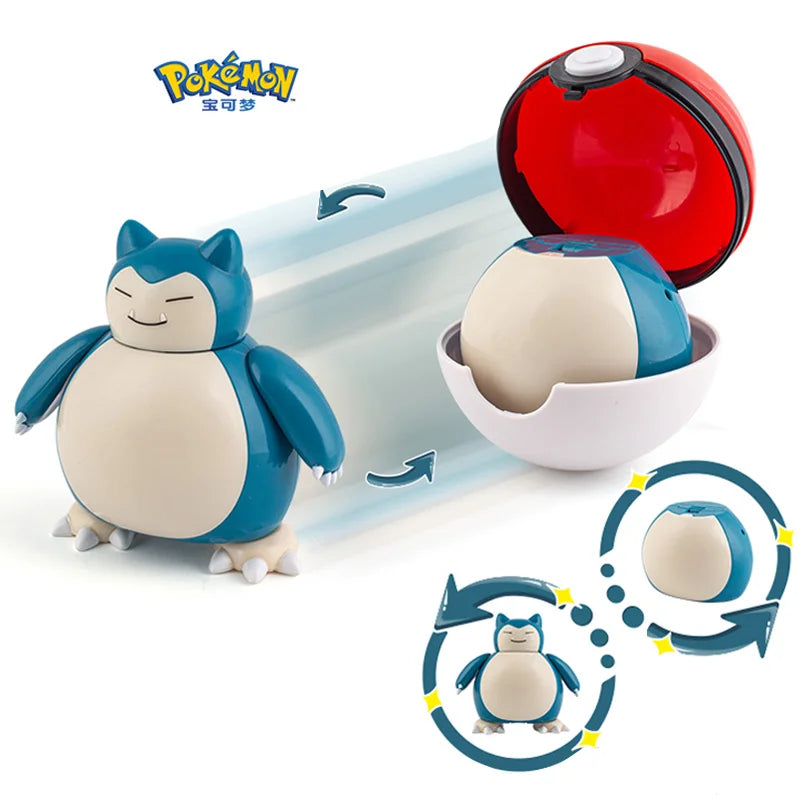 Products's tweet photo. Capture Pokemon magic with adorable Pokeball figures of Pikachu, Gengar, and more!