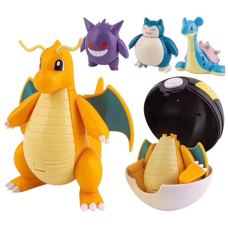 Products's tweet photo. Capture Pokemon magic with adorable Pokeball figures of Pikachu, Gengar, and more!