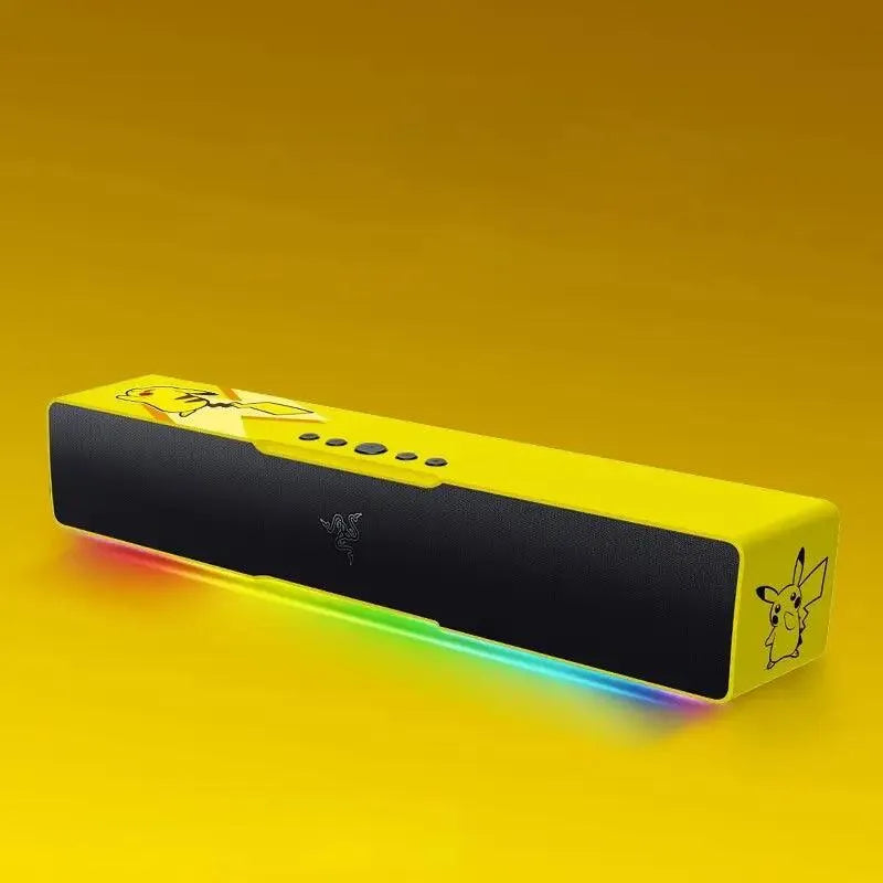 Products's tweet photo. Level up your gaming audio with Pikachu's electric vibes and immersive RGB lighting!