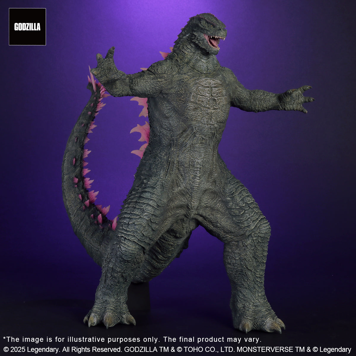 Unleash the evolved Godzilla! Witness its powerful form and pink