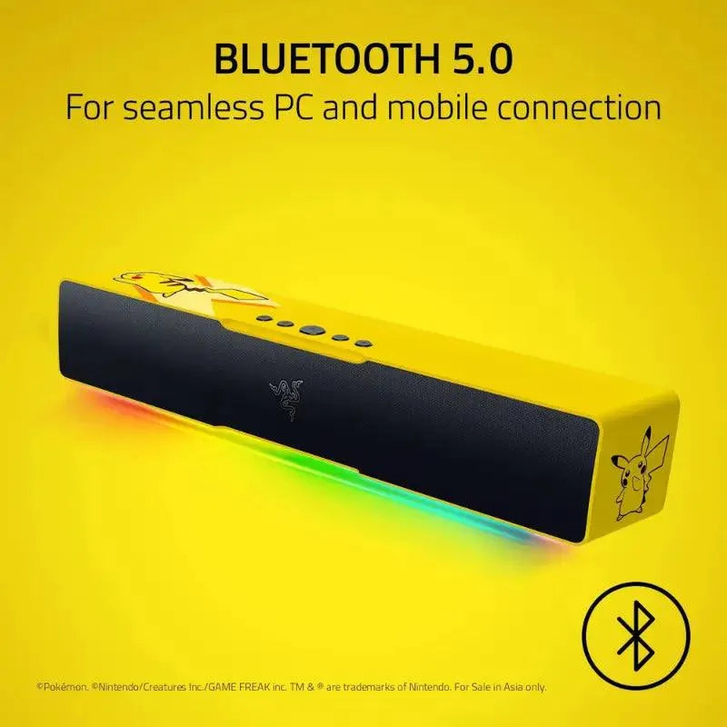 Products's tweet photo. Level up your gaming audio with Pikachu's electric vibes and immersive RGB lighting!