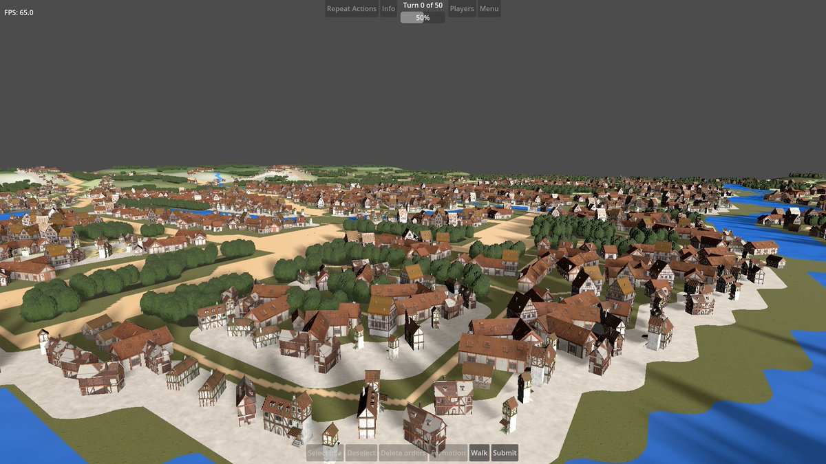 Trying new building models (some textures are bugged)