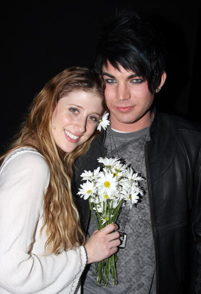 4Gelly's tweet image. Then and now. Adam with Caissie Levy  at the Musical Hair 15 years ago❤️