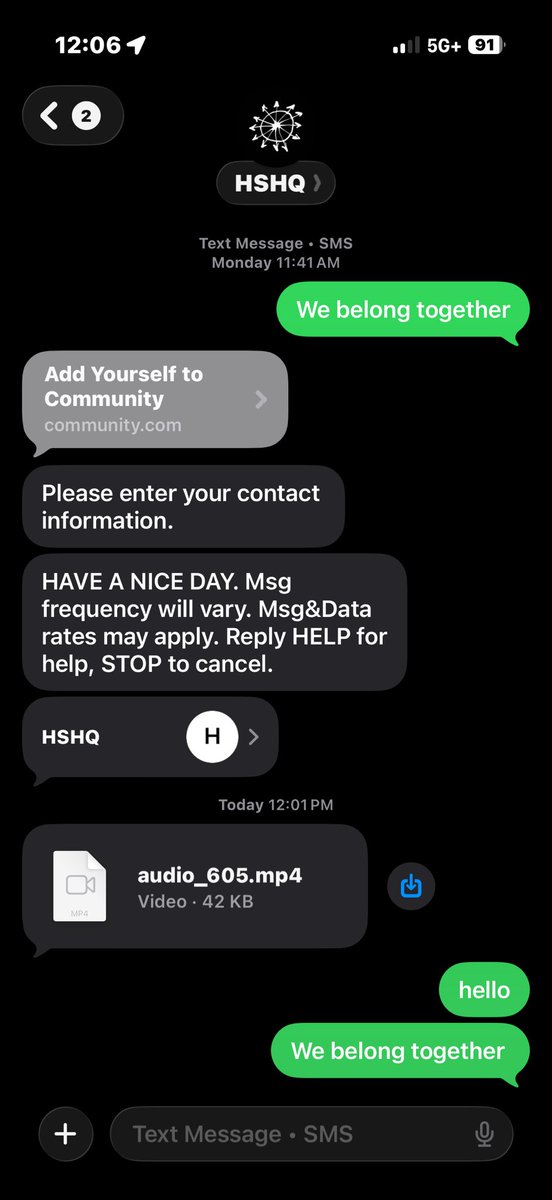 regina_823's tweet photo. anyone else get this voice memo sent to them??? #HarryStyles #WeBelongTogetherMadrid https://t.co/EjWCNGERFB