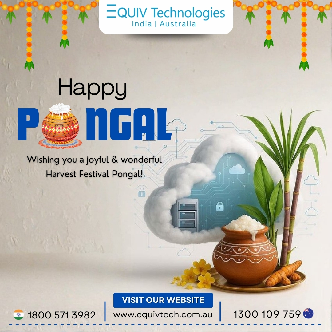 EquivTech's tweet photo. 🌾 Happy Pongal! ✨
Wishing you prosperity, success &amp; joyful moments this harvest festival.
Warm wishes from Equiv Technologies
📞 1800 571 3982 | 1300 109 759
🌐 https://t.co/GnX2h2dSB6
#HappyPongal #EquivTechnologies #HarvestFestival #Pongal2026 https://t.co/AV5lWWGQsw