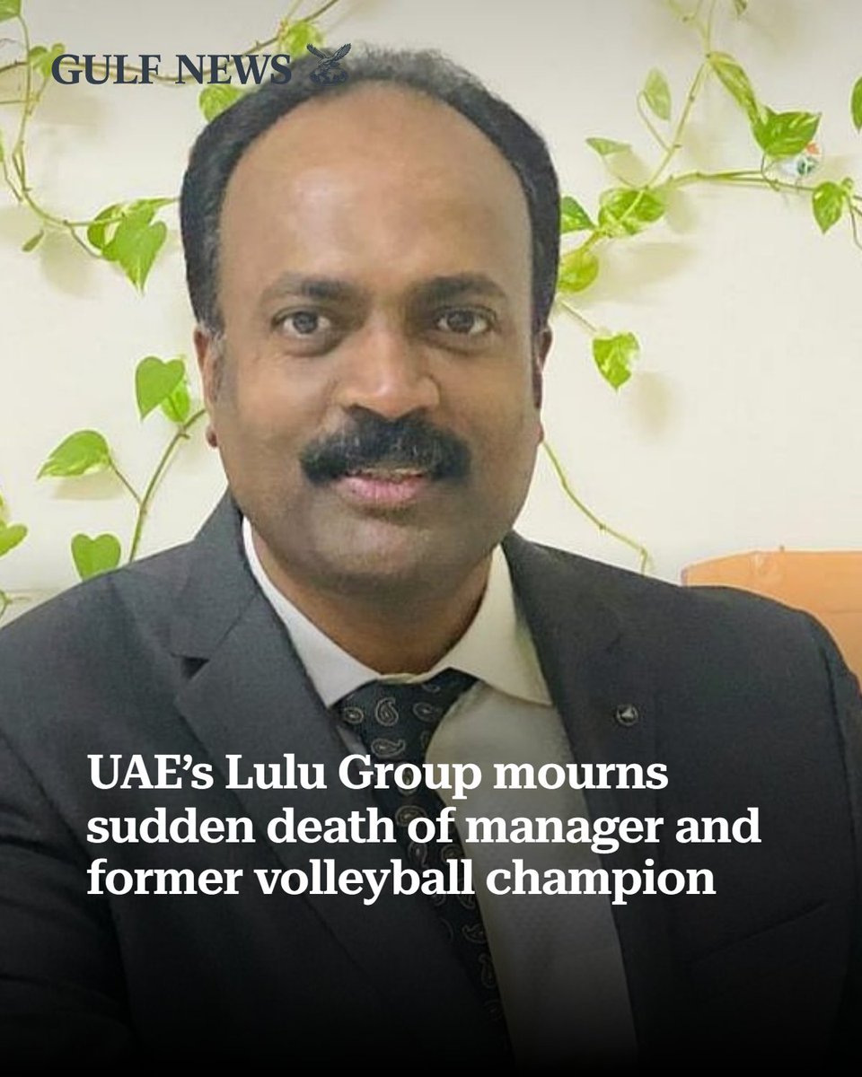 gulf_news's tweet photo. 💔 A beloved figure at Lulu Group, Jojo Jacob, passed away suddenly, leaving a legacy of dedication and kindness. Our thoughts are with his family. #RIPJojo #UAE https://t.co/dTUQ9yHm4Q