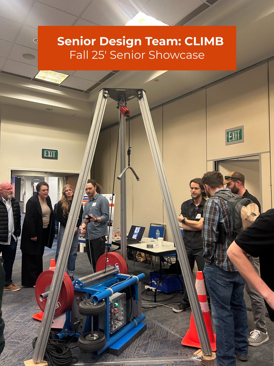 BoiseStateMBE's tweet photo. Welcome back, Broncos! 🧡�� Kicking off spring semester with highlights from last fall’s Senior Design Showcase. Go Broncos!
#FutureEngineers #BoiseState https://t.co/7dpaJuCFMq
