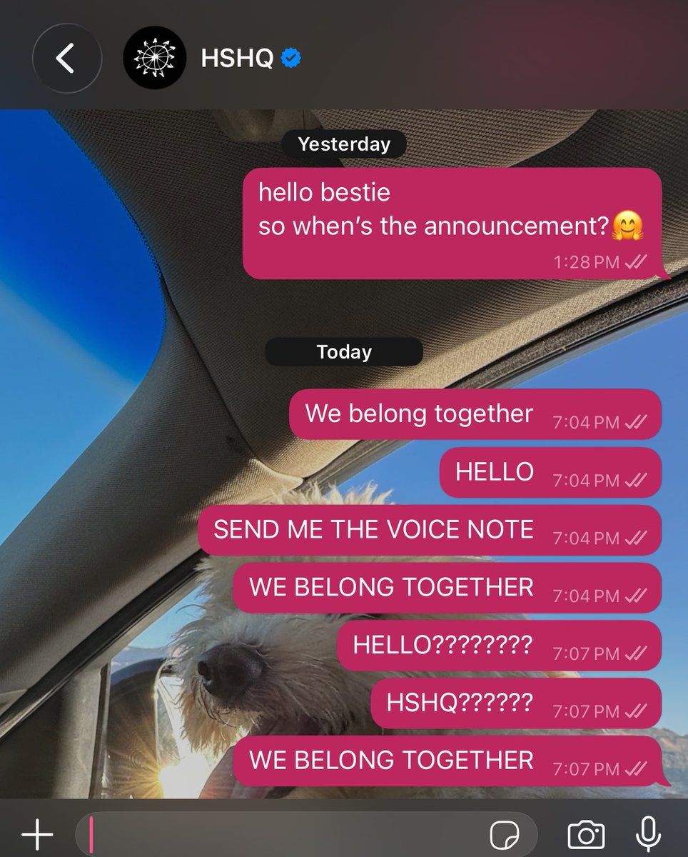 bffwithharry's tweet image. im being ghosted.