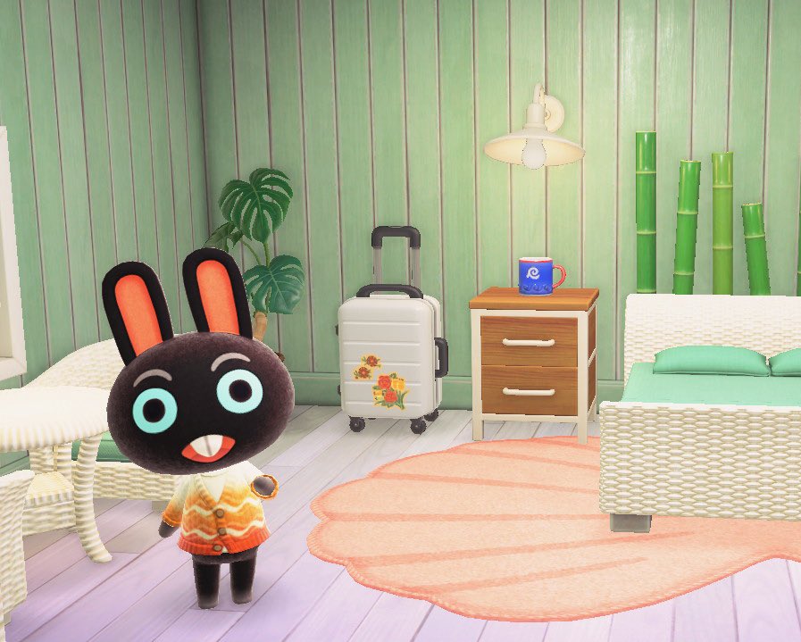 Primer huésped de nuestro hotel,
el querido Nico. 🥹🖤
#ACNH #AnimalCrossing #AnimalCrossingNewHorizons #animalcrossingcommunity 
#AnimalCrossingMexico 
#NintendoSwitchOnline