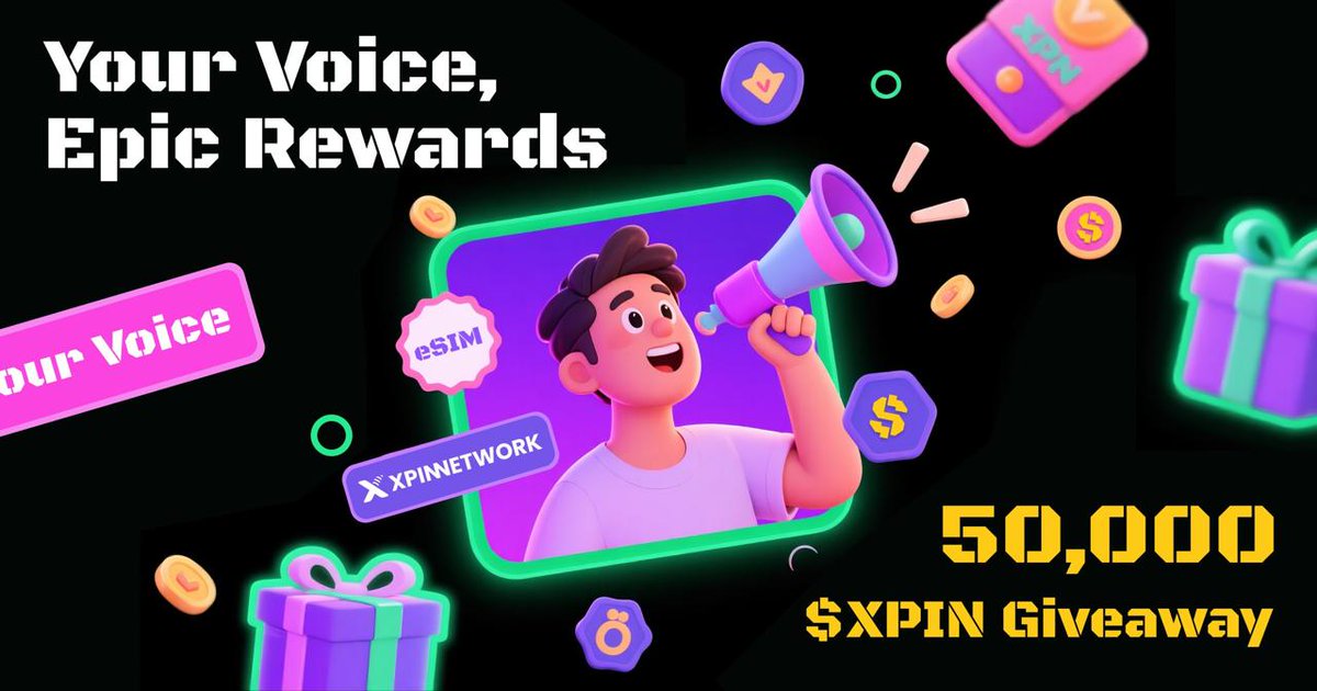 BlackBit21's tweet photo. 50,000 $XPIN GIVEAWAY! 🎉
Your voice matters and we’re rewarding it. 
@XPINNetwork is building the future of global connectivity, and we want your ideas.
What features should we add next?
How can we make the product even better?
Now’s your chance to shape what’s coming. https://t.co/PrTdNgesHi