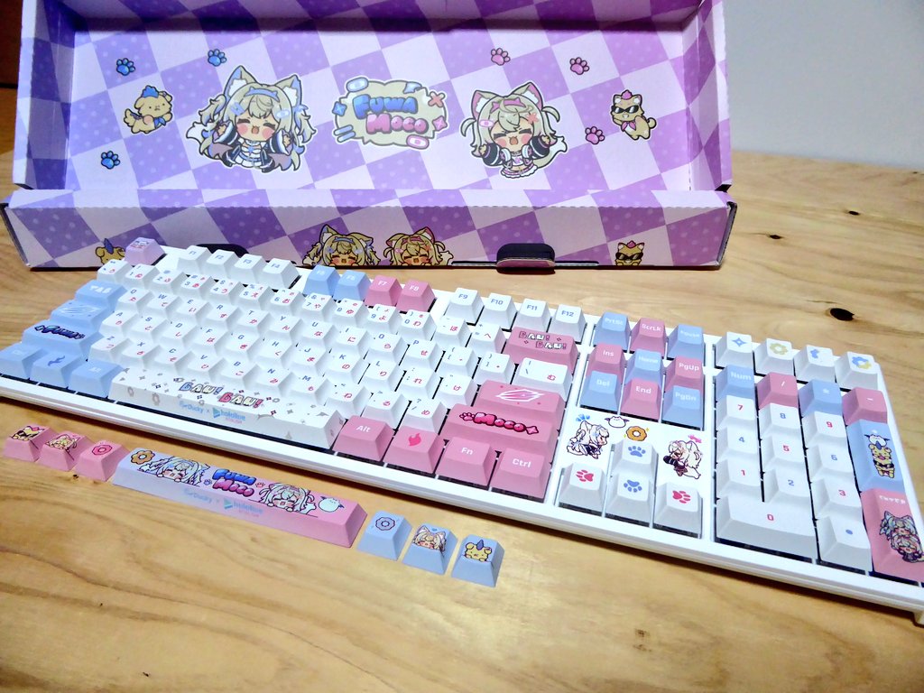 フワモコ キーボード・マット新品（Ducky × FUWAMOCO 限定） フワモコ