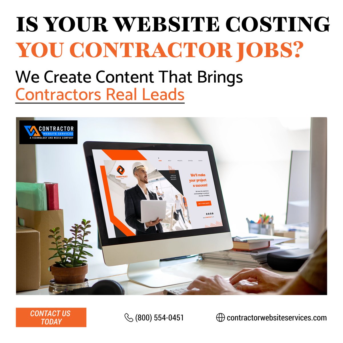 contractorsweb's tweet photo. Contractors dominate search rankings and attract qualified leads with our Website Content Creation Services!
Expertly written, SEO-driven content to showcase your skills and win more jobs. Take action now!

📞 800-554-0451
🌐 https://t.co/QIp1vcM7u9
#ContractorWebsite https://t.co/COc64heJtI