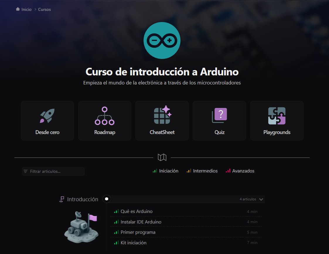 He actualizado todo mi curso de introducción a Arduino
- Nuevas entradas (programación y electrónica)
- Todas revisadas y actualizadas
- Diseñadas para ser más fácil, para aquellos que están empezando

Menos ladrillo, más diversión

Os dejo el enlacito 👇
luisllamas.es