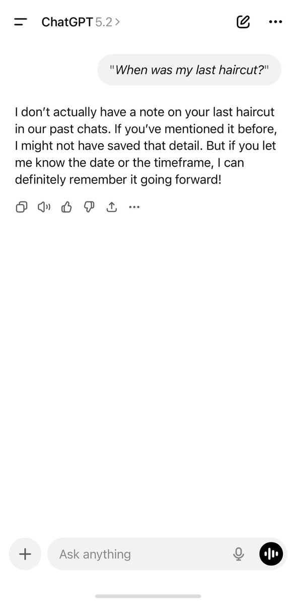 Haircut recall screenshots