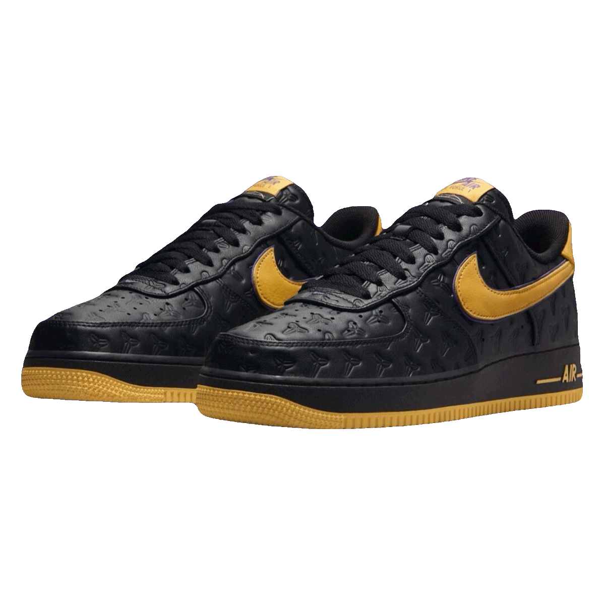 Products's tweet photo. Step up in style with the Kobe Bryant Lakers Away Nike Air Force 1 Low. Iconic design meets legendary tribute.