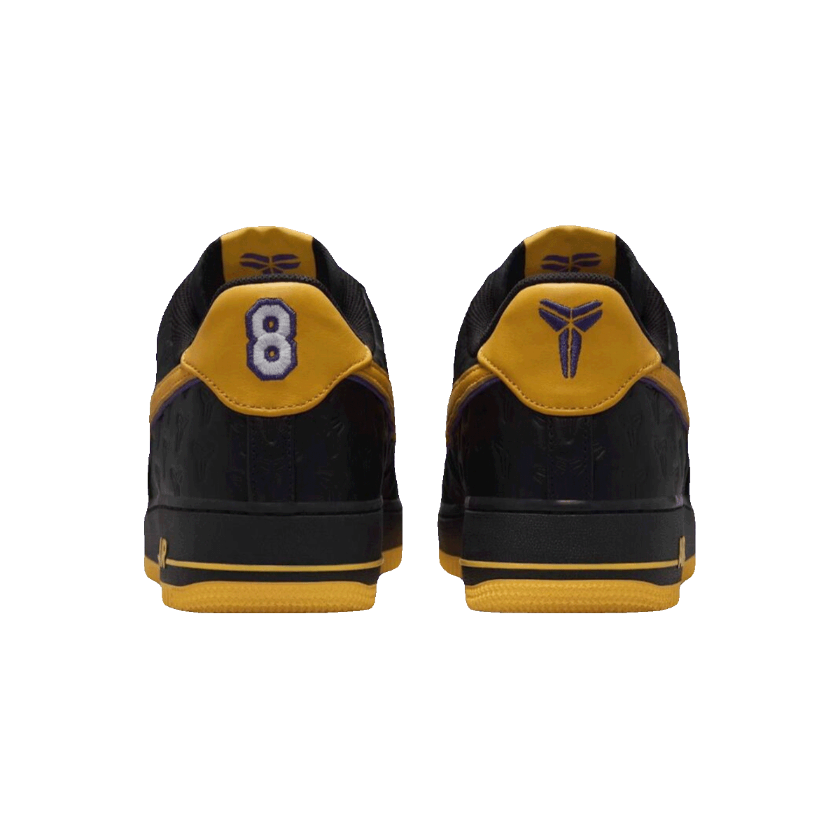 Products's tweet photo. Step up in style with the Kobe Bryant Lakers Away Nike Air Force 1 Low. Iconic design meets legendary tribute.
