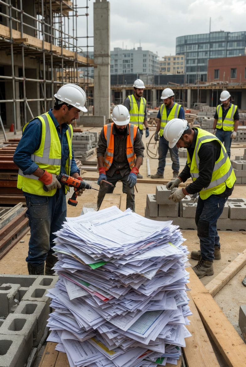 davidgcant's tweet image. Unpopular opinion: 80% of construction "safety paperwork" is pointless bureaucracy, not protection.

Prove me wrong.

What's the most useless form you've ever filled?