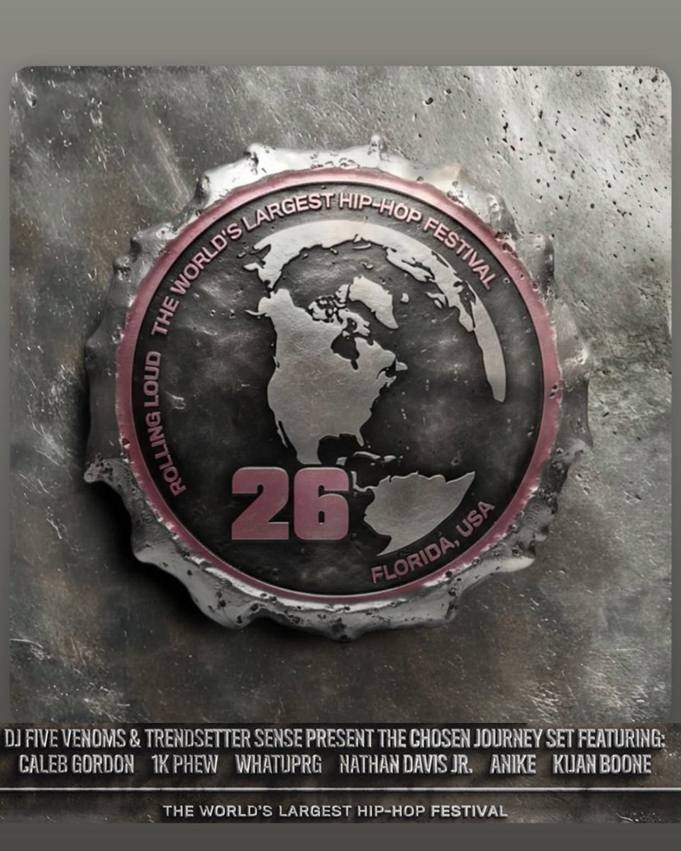 DJSENSE's tweet image. MAJOR NEWS!
ONCE AGAIN! KINGDOM BUSINESS!!
@djfivevenoms &amp;amp; FRIENDS:
@trendsettersense CHOSEN JOURNEY SET.
@chosenjourneyshow @rollingloud
Feat. @calebfromeden @1kphew @WHATUPRG @itsAnike_ 
@nathandavisjrndj @kijanboone