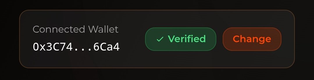 if you're  farming on <a href="/Zetarium_/">Zetarium</a> verify your wallet  ASAP.

Tap on verify and sign to have your choice of wallet verified and linked to your account as a point of ownership.

Remember, Wallets can’t be changed after verification.