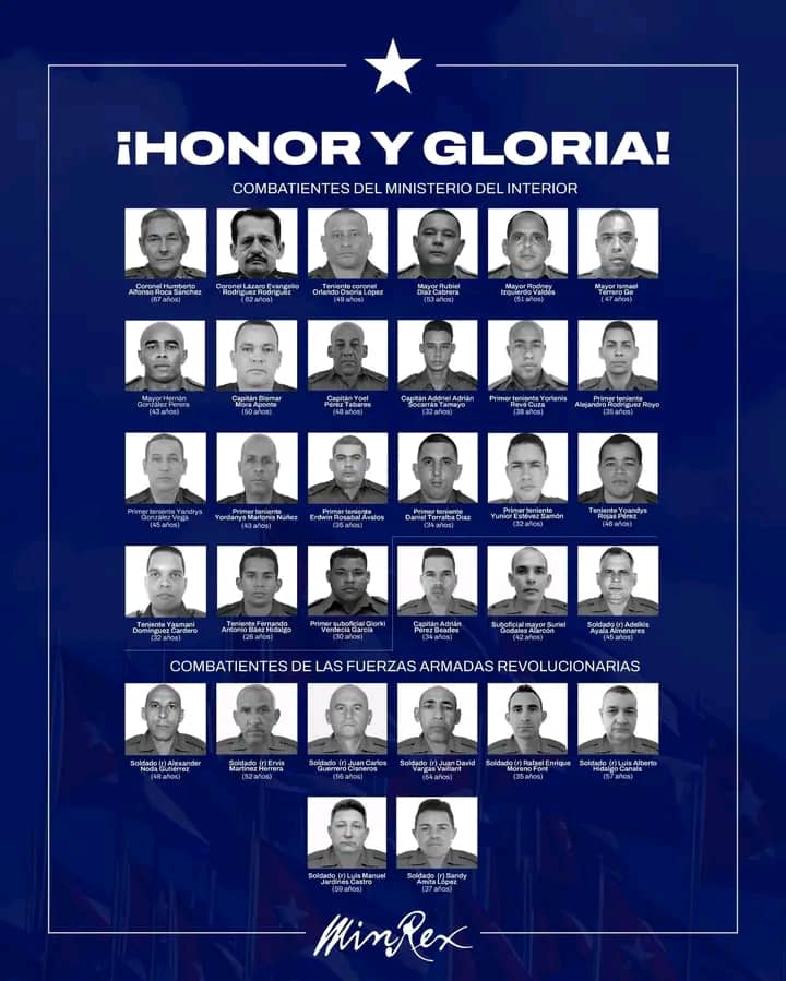 Sus restos mortales llegan este jueves. Ese día en La Habana se le rendirá homenaje en la avenida Rancho Boyeros y el MINFAR. El viernes se hará en toda #Cuba, en cada municipio. ¡Y en la Tribuna Antimperialista cientos de miles nos concentraremos y marcharemos! #HonorYGloria