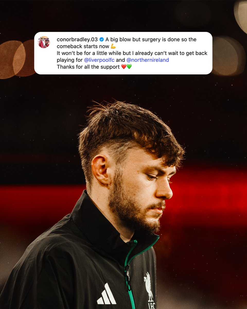 LFC's tweet image. We're all right behind you, Conor 💬❤️