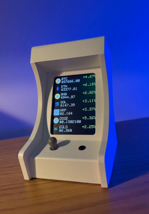 lumeba_com's tweet photo. Watch your cryptos 🚀 rise or 💀 crash in real time on your Lumeba!
Track over 400+ coins right from your mini arcade screen 🕹️

👉 https://t.co/nsG12u2HUb or https://t.co/BqMOjgvSrr

#Lumeba #Crypto 
$BTC $ETH $SOL $DOGE $BNB $EGLD $XRP https://t.co/Erol2y7F9B