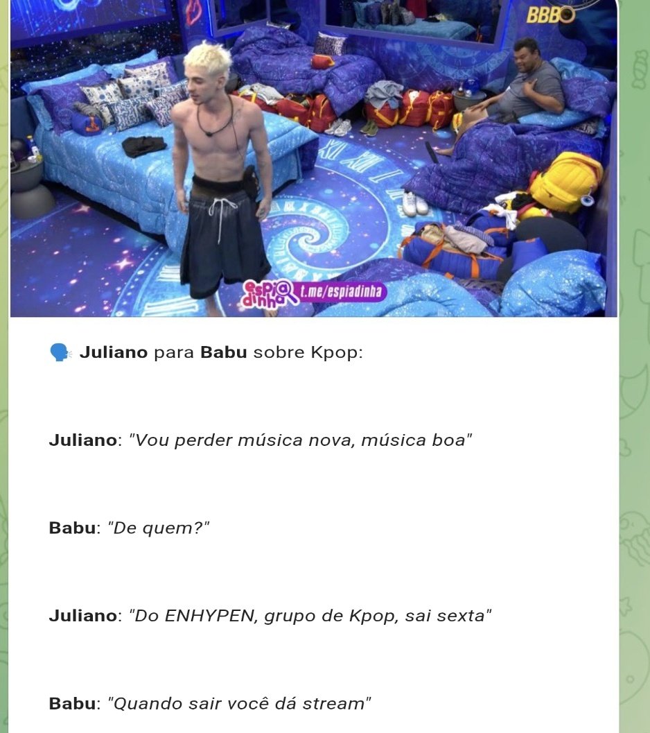 ikkeunomics's tweet image. ai kkkkkk o juliano floss falando do comeback do enhypen q sai essa sexta coitado