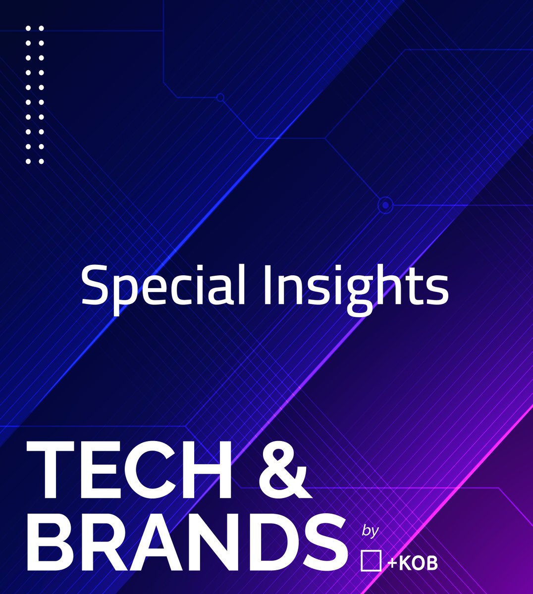 KOB - Keep On Branding <a href="/keeponbranding/">KOB Global - Keep on Branding</a> is launching a new weekly visual format for big brands 🏢.

📊 Data-driven insights
💡 Strategic perspectives
🌐 Latest trends in tech, martech &amp; digital marketing

In collaboration with Tech &amp; Brands <a href="/Tech_and_Brands/">Tech & Brands - Fresh MarTech Insights</a> 

#SpecialInsights