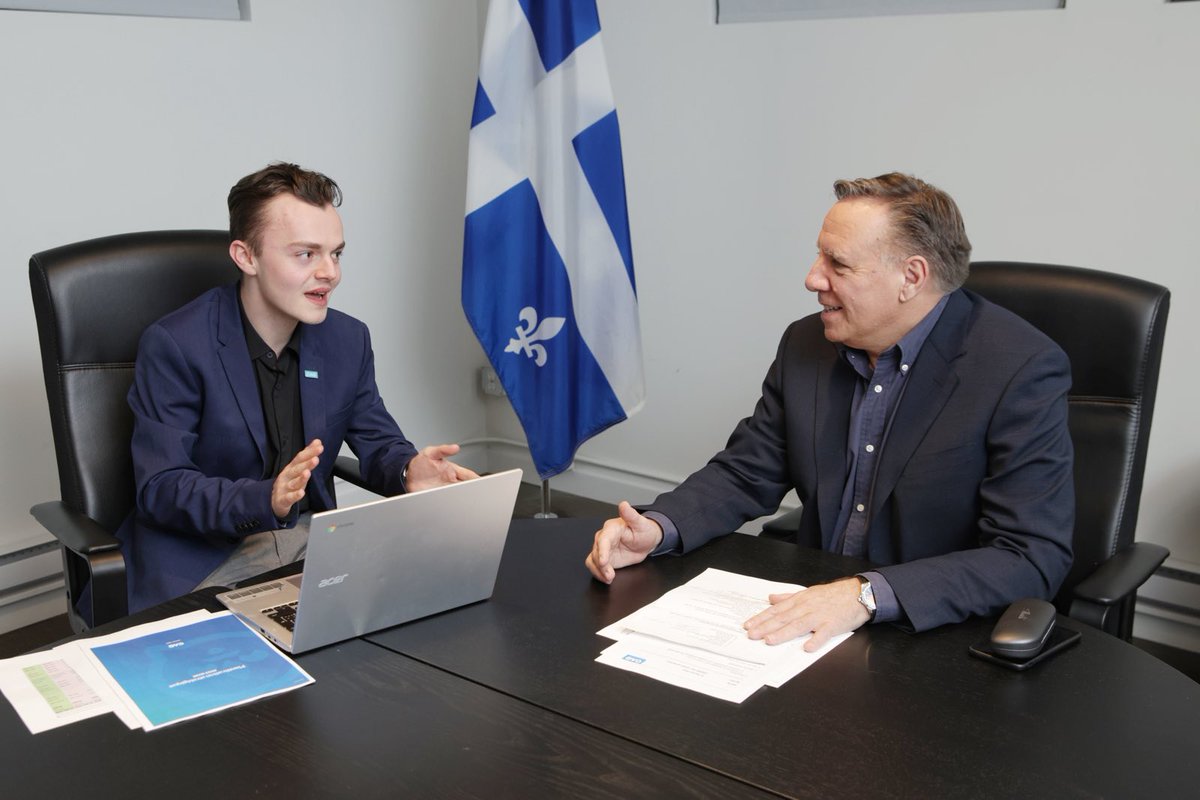 Merci pour vos années d'implication envers les Québécois <a href="/francoislegault/">François Legault</a>.

J'ai sincèrement apprécié nos échanges au fil des années, et j'ai apprécié m'impliquer à vos côtés pour faire avancer les dossiers qui préoccupent les jeunes. 

Bonne continuité. 🩵