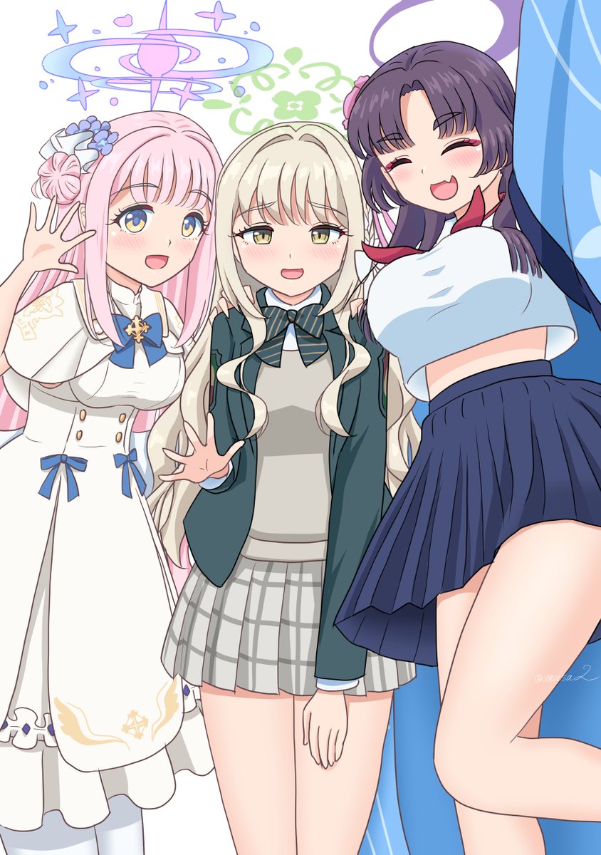 ブルアカふぇす！ごー！ごー！！先生♪キービジュアルの個人的に好きな３人
#ブルアカ #ブルアカふぇす2026