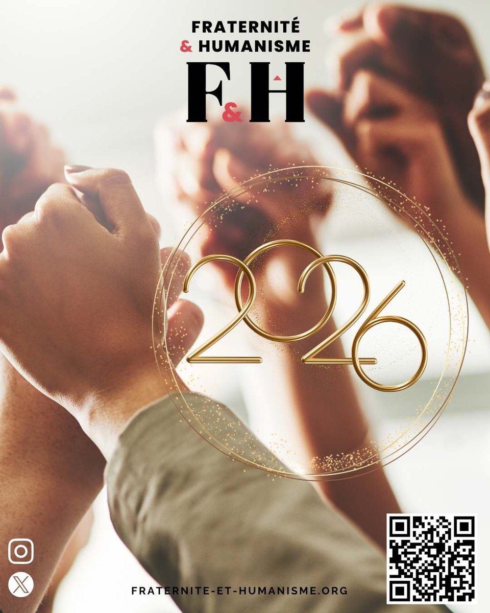 fddfeth's tweet photo. ✨L'ensemble des Frères bénévoles de Fraternité &amp; Humanisme vous présente leurs meilleurs voeux. 

Cet engagement au service de l'Humain, se poursuivra en 2026, au travers de nos multiples actions de solidarité. https://t.co/pnqWBCu4Kg