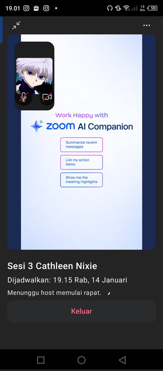 Terimakasih untuk sesi 2 dan 3 nya deek <a href="/N_CathyJKT48/">Cathleen Nixie</a> makasih juga yaa ucapan dan do'anya di hari ulang tahun ku ini😁seneng banget bisa vc sama kmu lgi☺️ sampai bertemu di next vc yaa dek🙌☺️☺️