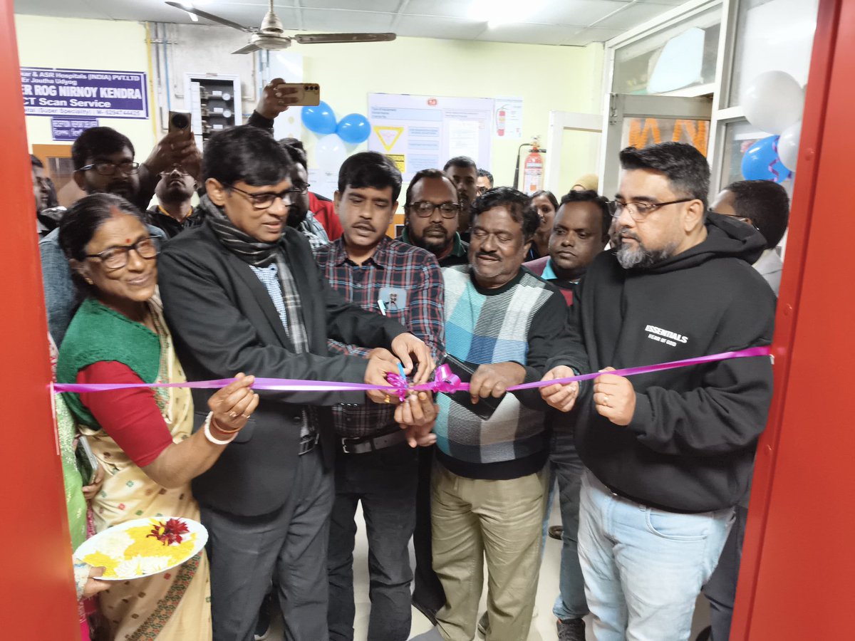 RijuDutta_84's tweet photo. Under the initiative of West Bengal’s Health Minister and Chief Minister, Mamata Banerjee, a “CT Scan” machine has been inaugurated at the Nandigram Super Specialty Hospital.

This is a major achievement for the people of Nandigram. They will no longer have to travel to Tamluk or Haldia for CT Scan.

This is Bengal, a progressive Bengal—
because the name of Bengal’s Health Minister is Mamata Banerjee.