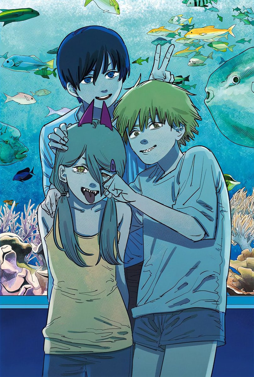 AnimexBase's tweet photo. The gang at the aquarium https://t.co/0ScsznSFdE