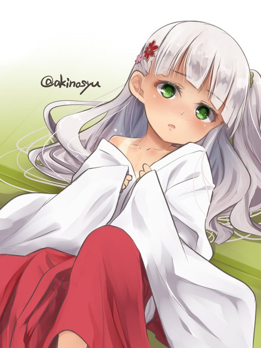 巫女マエストラーレ なんて控えめな中破なんだけしからん #艦これ