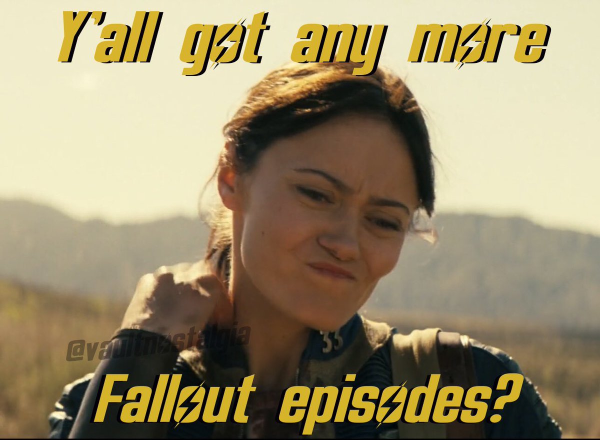 WOW! Episode 5 got me like…
This season has been ridiculously good 😭 
<a href="/falloutonprime/">FALLOUT⚡️</a> #fallout #falloutonprime