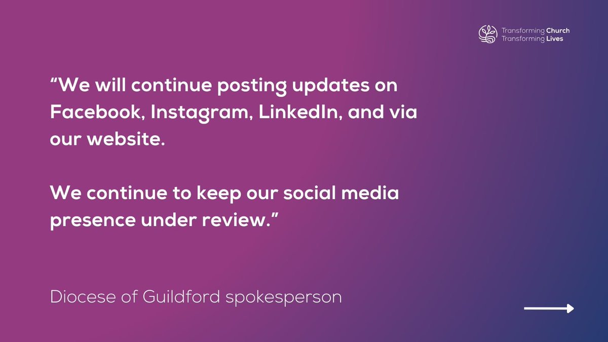Diocese of Guildford tweet media