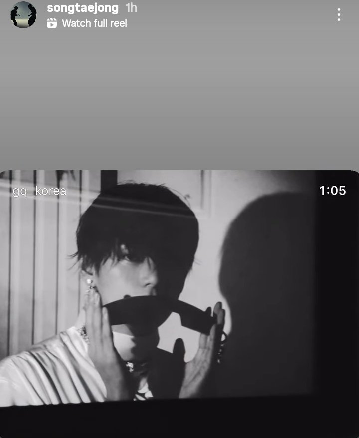 mybwirgo's tweet image. Film director Song Taejong shared Taehyung's gq korea clip. The same director who edited FRI(END)S short film.