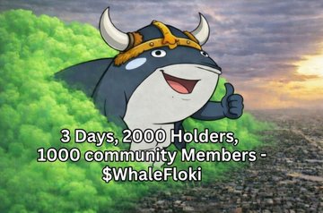 Letting $WhaleFloki  work naturally
