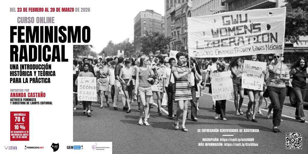 🙋‍♀️Apúntate al nuevo curso online:
"Feminismo Radical: Una introducción histórica y teórica para la práctica", en colaboración con <a href="/LabrysEditorial/">Labrys Editorial</a>. 
🔗Inscripciones en: cutt.ly/ntstOQDR
🔗Toda la información y el programa en: geoviolenciasexual.com/curso-online-f…
Aún puedes obtener el