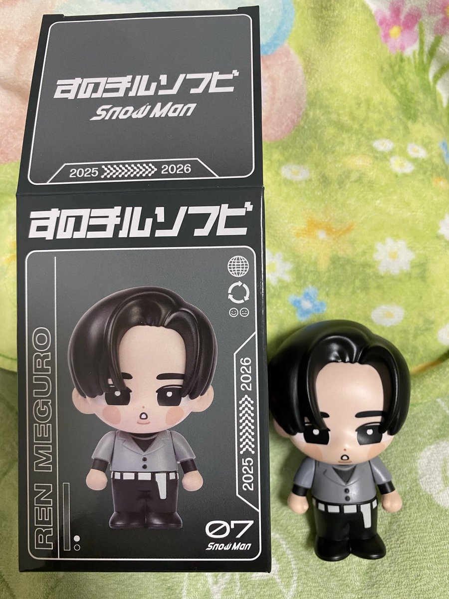 SnowManのライブグッズの中の「すのチルソフビ」のめめを買った