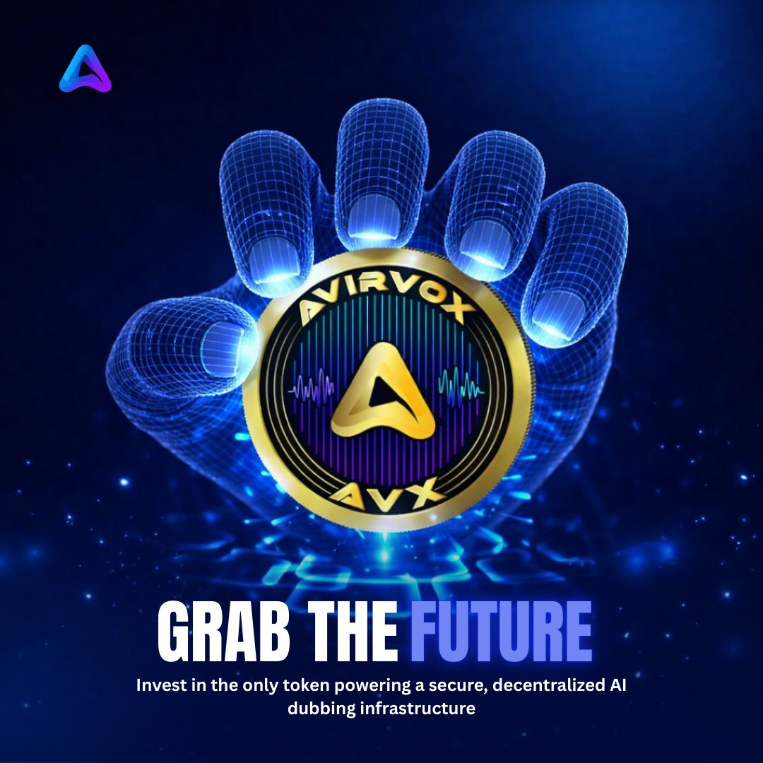 AvirvoxLabs's tweet image. The Future is Yours to Hold! 🔥

Don't just watch the AI revolution pass you by. Seize the opportunity to invest in AVX, the token powering the world's only secure and decentralized AI dubbing infrastructure.

Grab the future today! 🚀

#FutureOfWork #CreatorEconomy
