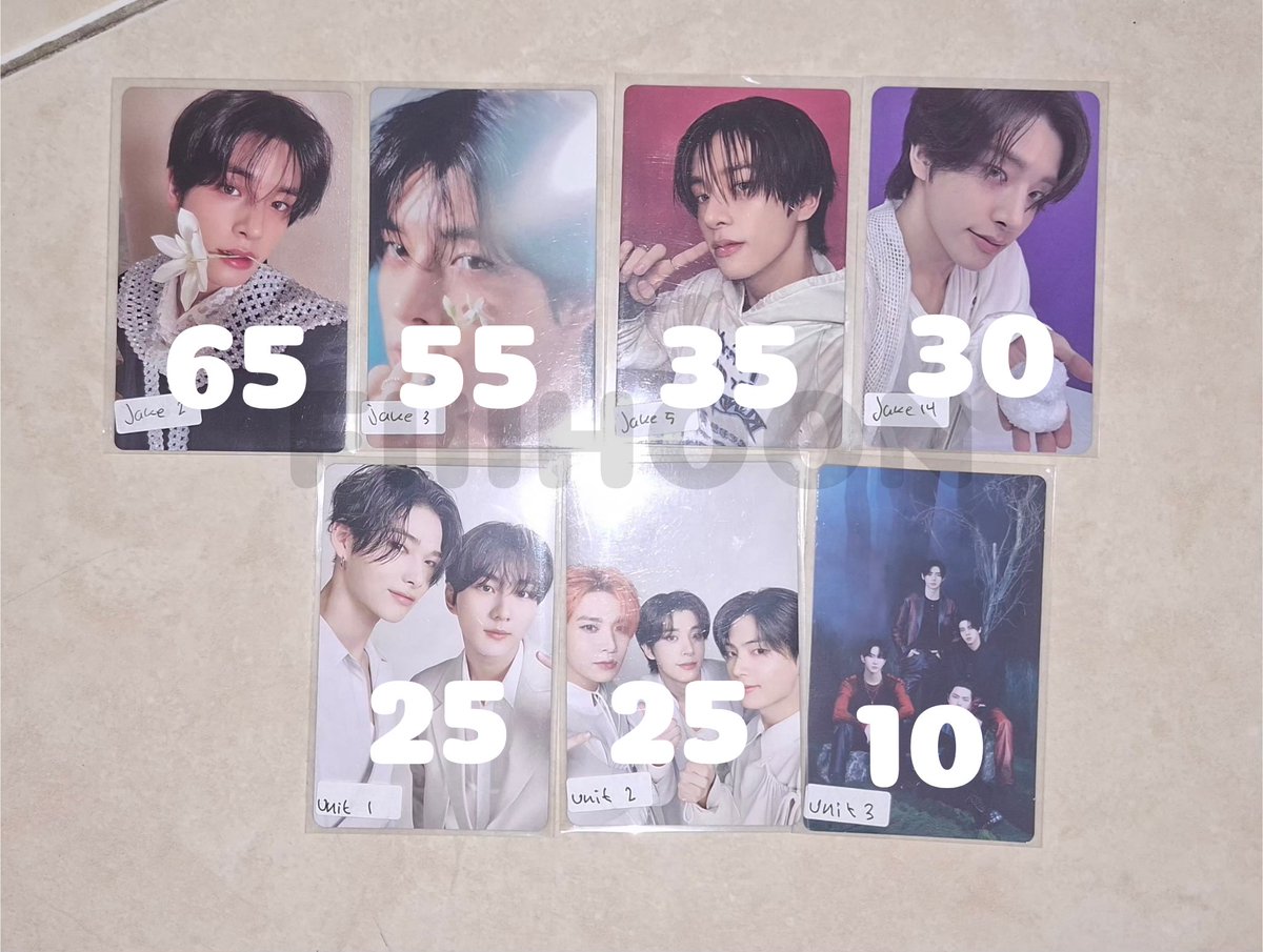 seanboys09's tweet photo. WTS (WANT TO SELL)

DOM TANGERANG🏠
BISA CO OREN🍊
HARGA DIBAWAH 20RB MINIMAL TAKE 2PC‼️
BELUM INCLUDE PACKING ‼️
BISA CEK CONDI✅️
BISA COD ASAL TIDAK DI RETUR‼️‼️

✅️ PC NYA SISA JAKE, HEESEUNG, SUNGHOON, NI-KI, JUNGWON, JAY, SUNOO https://t.co/iH7W8sQvkp